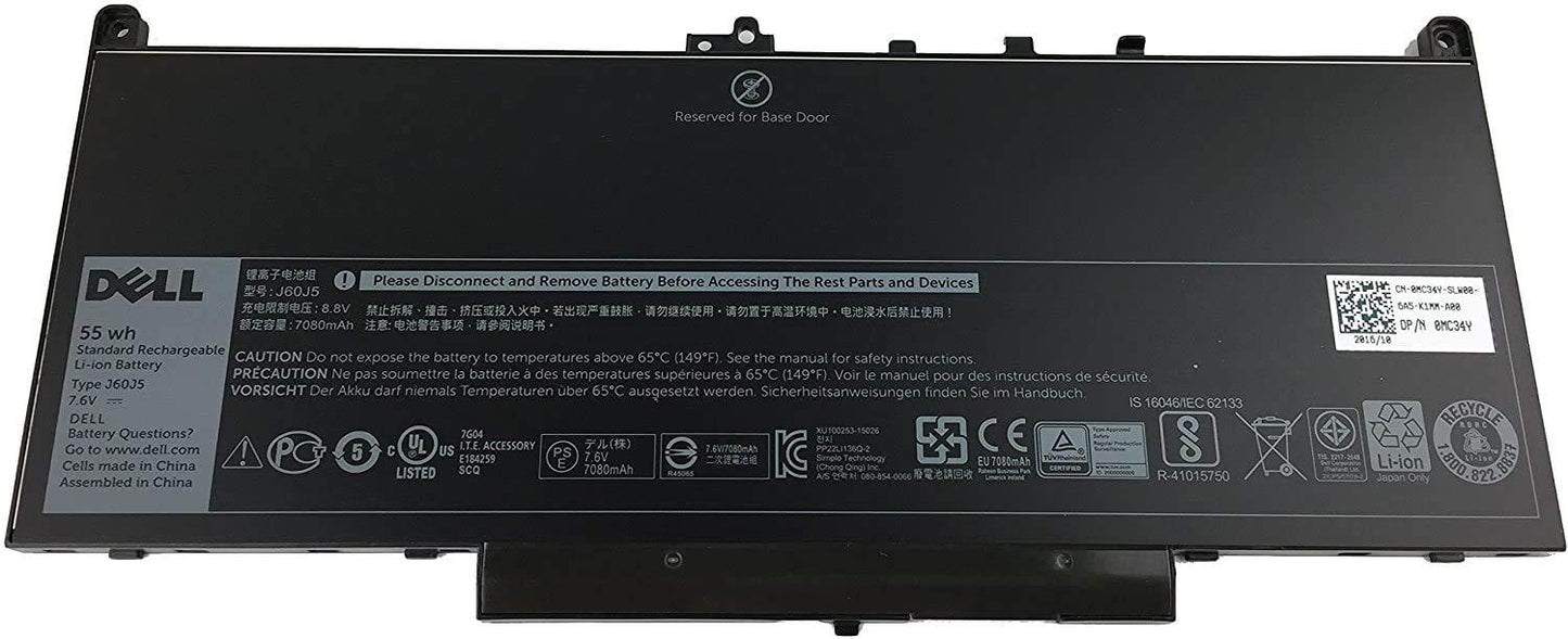 DELL Latitude E7270 - E7270 Genuine Original Laptop Notebook Battery (1 Yr Warranty)