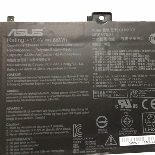 ASUS C41N1903 - C41N1903 Original Laptop Notebook Battery (1 Yr Warranty)