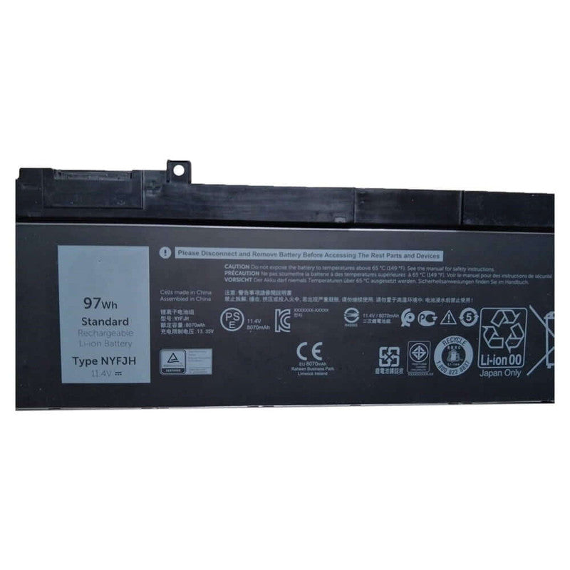 DELL 451-BCGI - DELL NYFJH Original Laptop Notebook Battery (1 Yr Warranty)