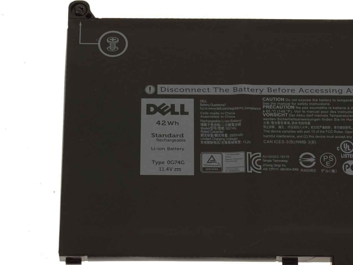 DELL 0G74G - 0G74G Genuine Original Laptop Notebook Battery (1 Yr Warranty)