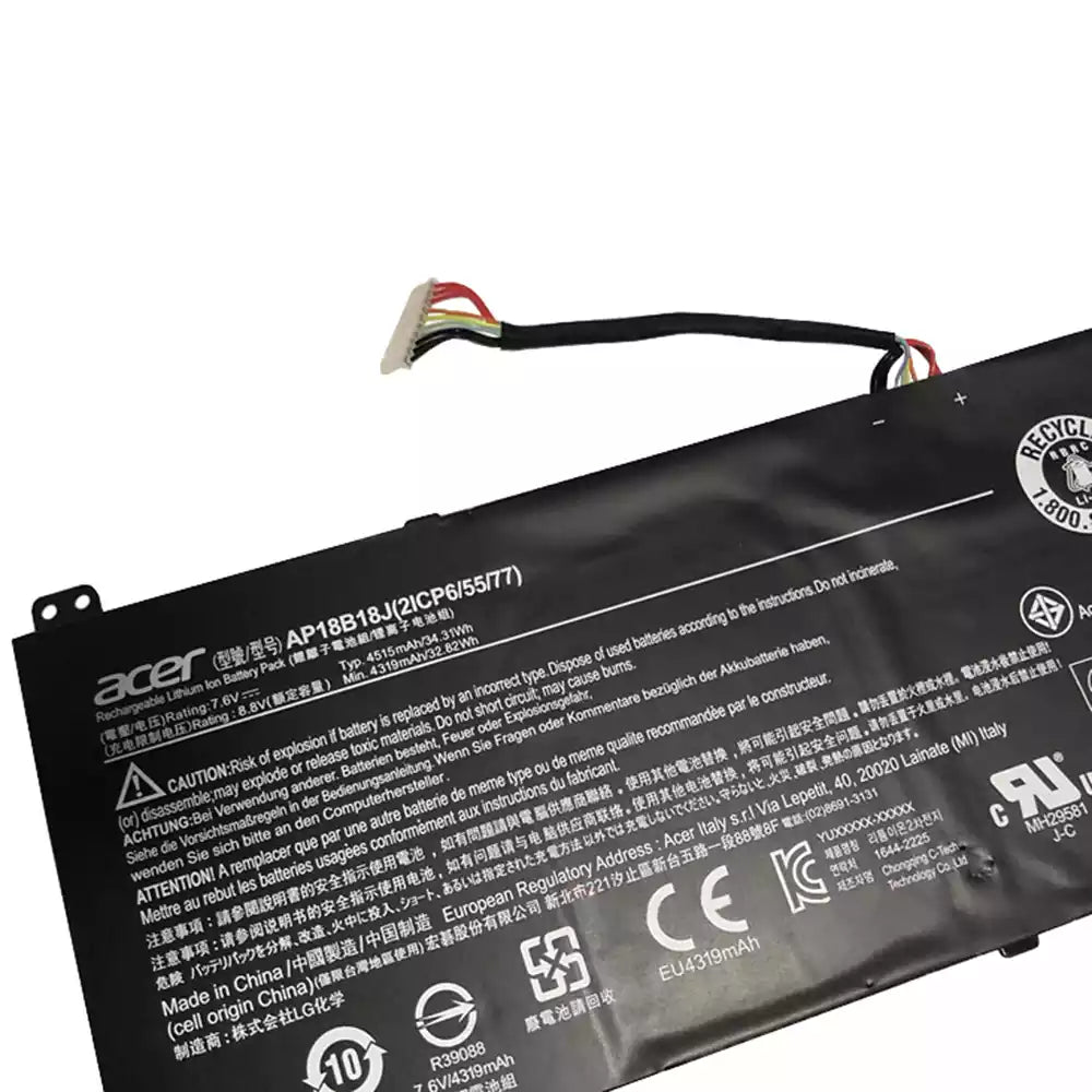 ACER AP18B18J - AP18B18J Original Laptop Notebook Battery (1 Yr Warranty)