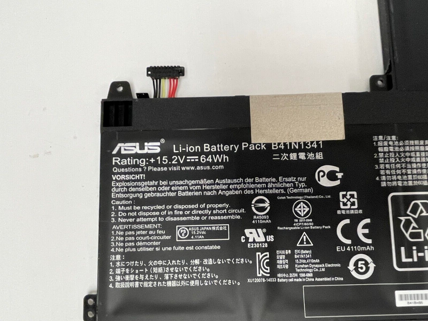 ASUS B41N1341 - B41N1341 Original Laptop Notebook Battery (1 Yr Warranty)