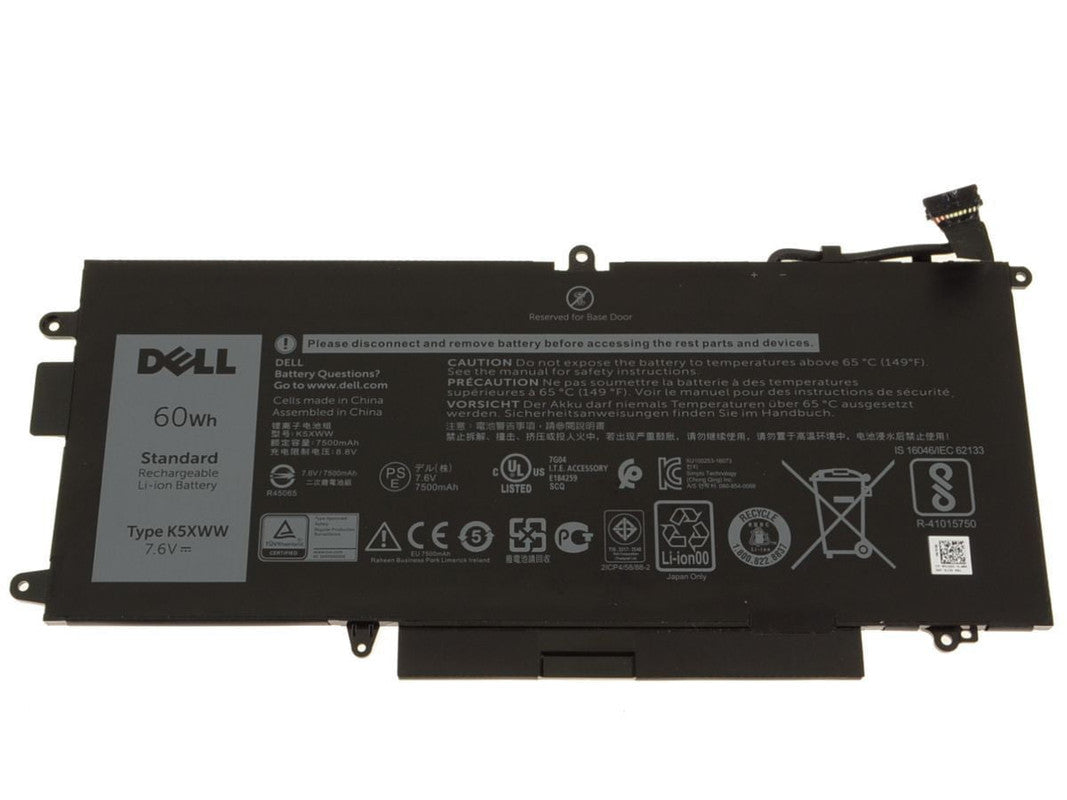 DELL K5XWW - K5XWW Genuine Original Laptop Notebook Battery (1 Yr Warranty)