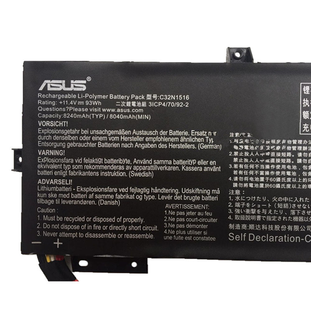 ASUS C32N1516 - C32N1516 Original Laptop Notebook Battery (1 Yr Warranty)