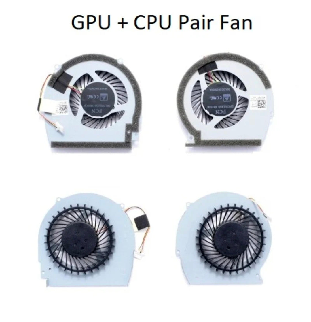 Original FAN Pair Dell Inspiron G7 15-7566 P/N : 0VP24N