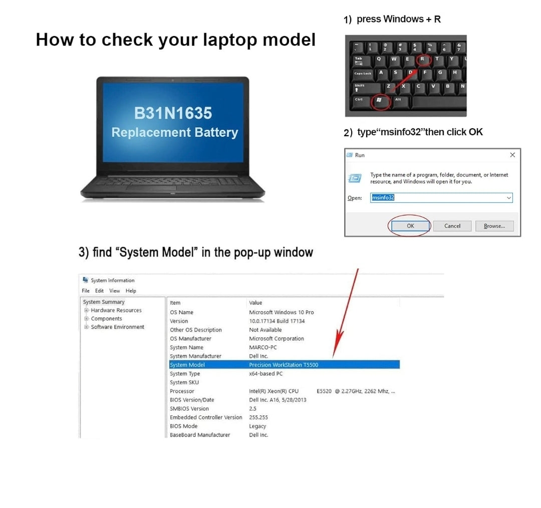 ASUS VivoBook 17 A705U - B31N1635 Original Laptop Notebook Battery (1 Yr Warranty)