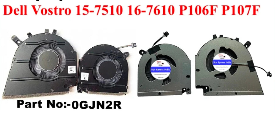 Original FAN Pair Dell Vostro 16 7610 P/N : 0GJN2R