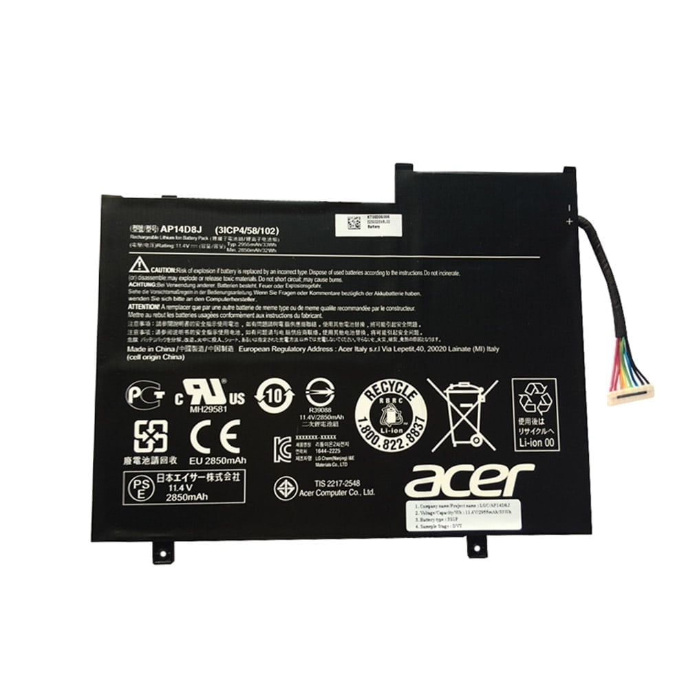 ACER 31CP4/58/102 - AP14D8J Original Laptop Notebook Battery (1 Yr Warranty)