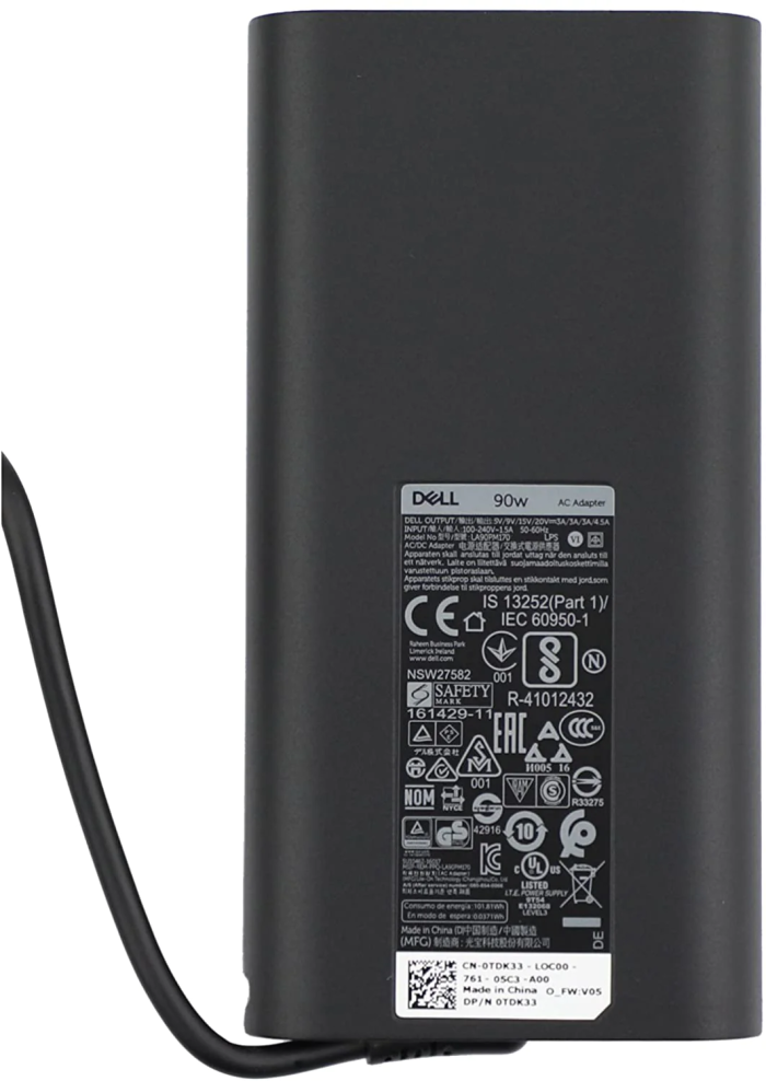 Dell Vendor Original 90W USB-C AC Adapter Laptop Charger ( Type - C ) ( 1 Yr Warranty )
