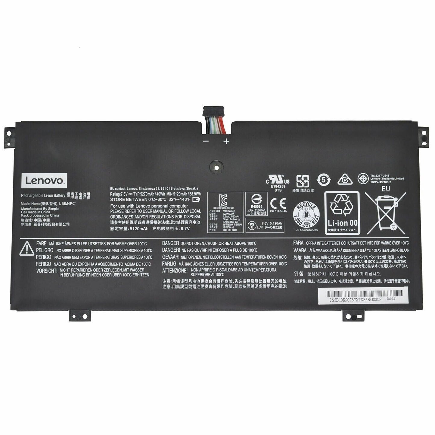 LENOVO L15M4PC1 - L15M4PC1 Original Laptop Notebook Battery (1 Yr Warranty)