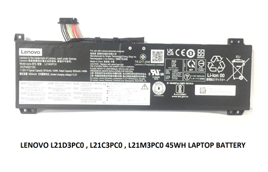 LENOVO L21D3PC0 - L21D3PC0 Original Laptop Notebook Battery (1 Yr Warranty)