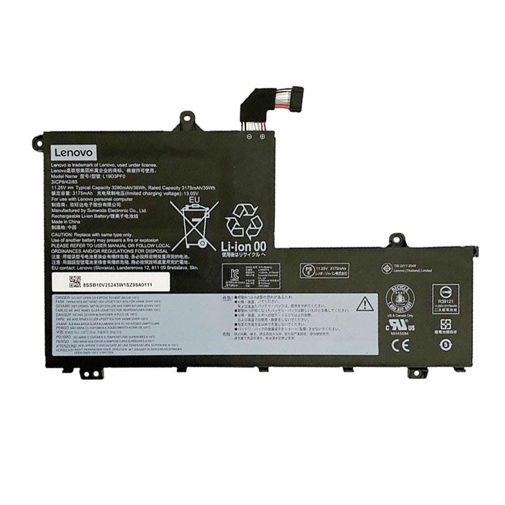 LENOVO ThinkBook 14-IML 20RV005WGE - L19M3PF1 Original Laptop Notebook Battery (1 Yr Warranty)