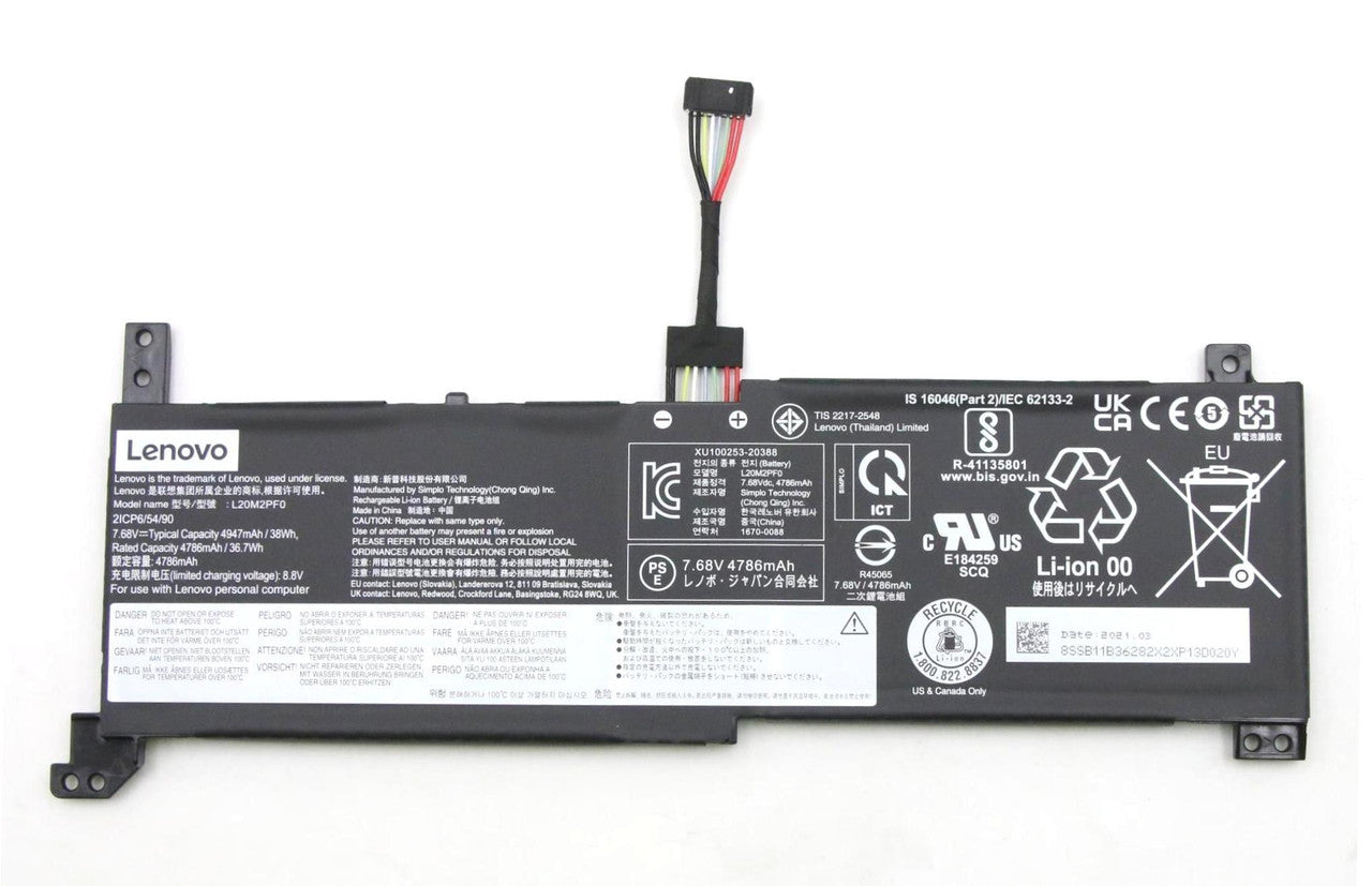 LENOVO L20C2PF0 - L20M2PF0 Original Laptop Notebook Battery (1 Yr Warranty)