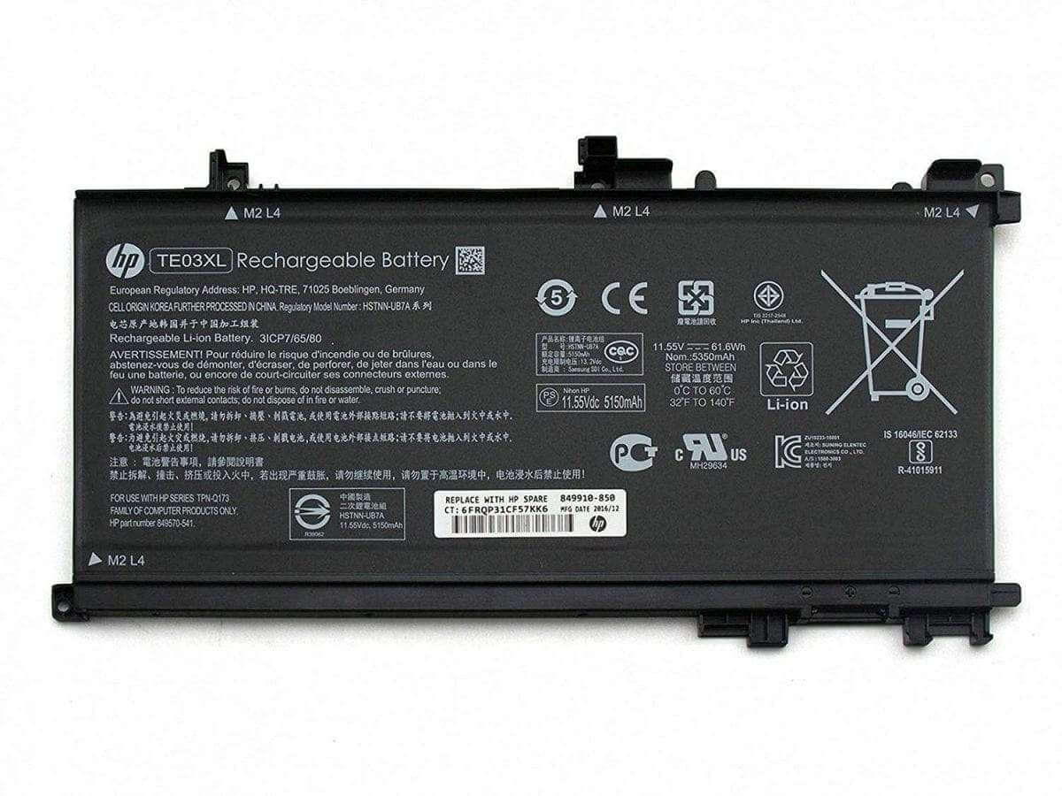 HP Omen 15-AX036NF - TE03XL Original Laptop Notebook Battery (1 Yr Warranty)