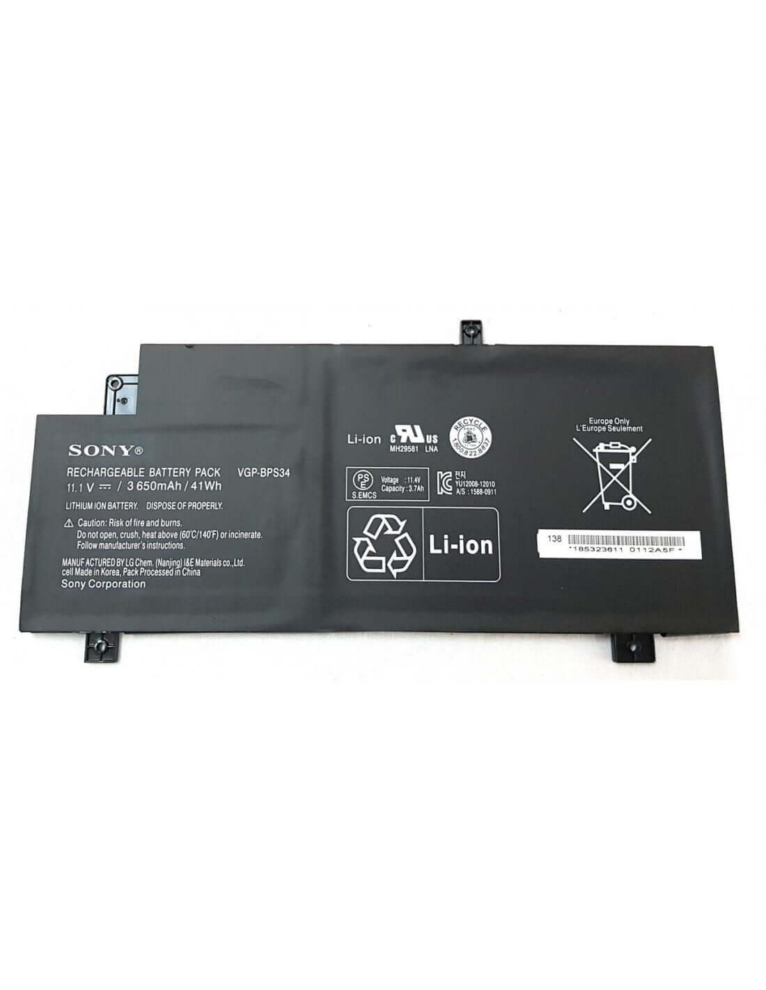 SONY BPS34 - BPS34 Genuine Original Laptop Notebook Battery (1 Yr Warranty)
