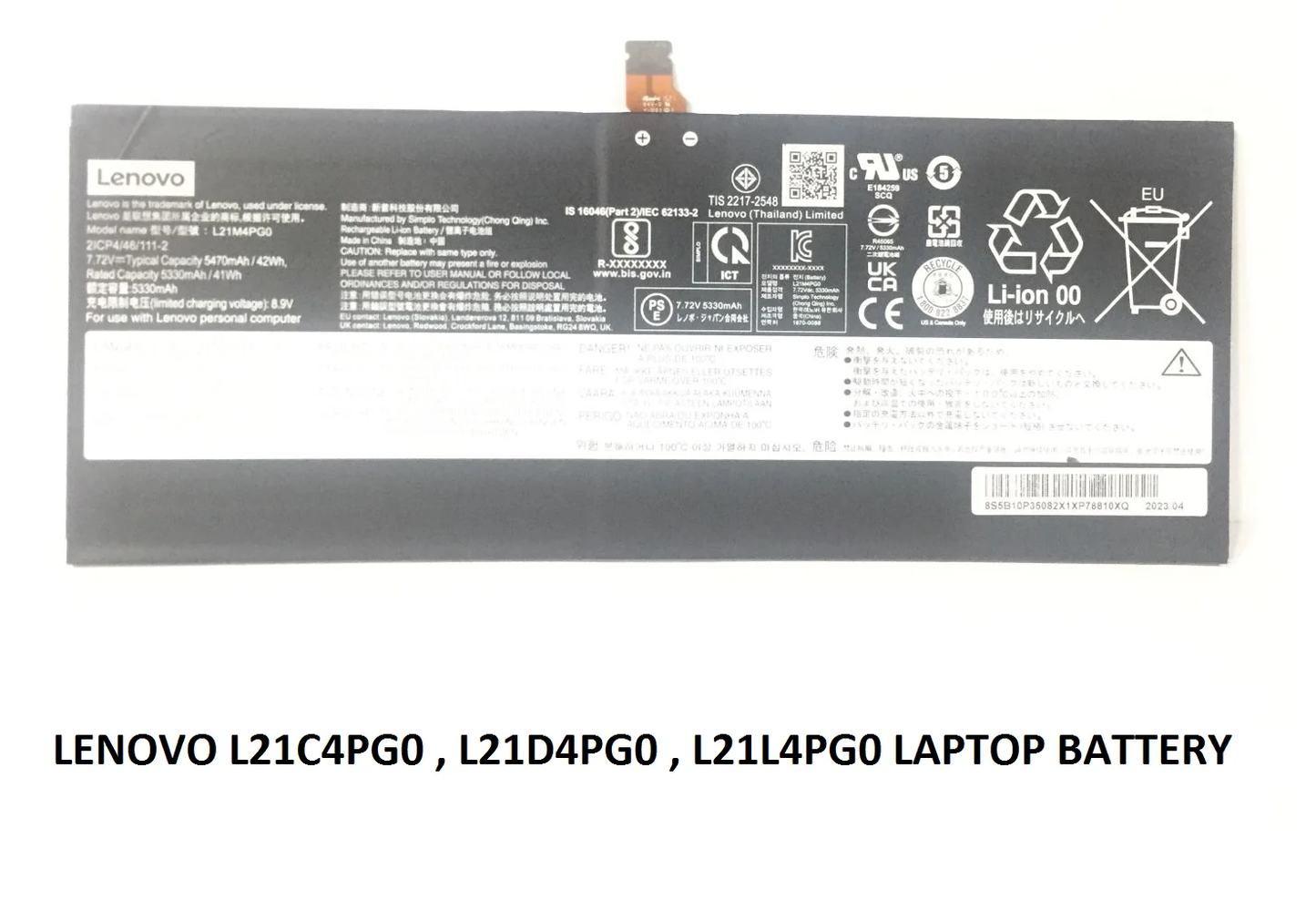 LENOVO L21C4PG0 - L21C4PG0 Original Laptop Notebook Battery (1 Yr Warranty)
