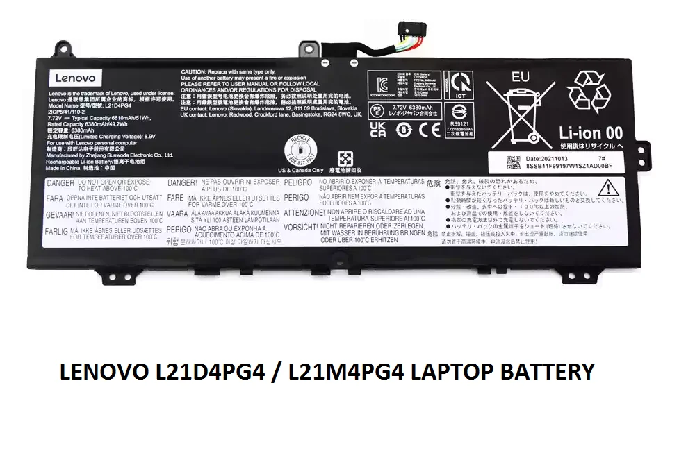 LENOVO L21D4PG4 - L21D4PG4 Original Laptop Notebook Battery (1 Yr Warranty)