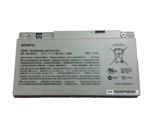 SONY VGP-BPS33 - VGP-BPS33 Genuine Original Laptop Notebook Battery (1 Yr Warranty)