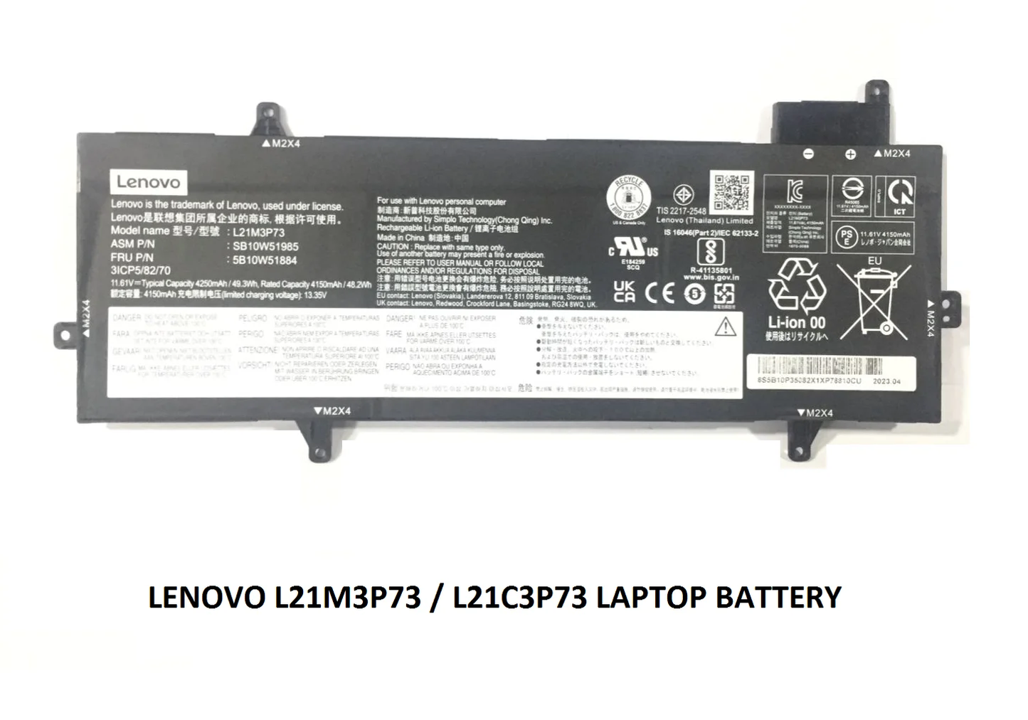 LENOVO L21M3P73 - L21M3P73 Original Laptop Notebook Battery (1 Yr Warranty)