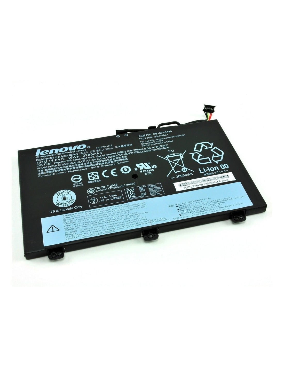 LENOVO ThinkPad S5 20B0S00400 - 00HW001 Original Laptop Notebook Battery (1 Yr Warranty)