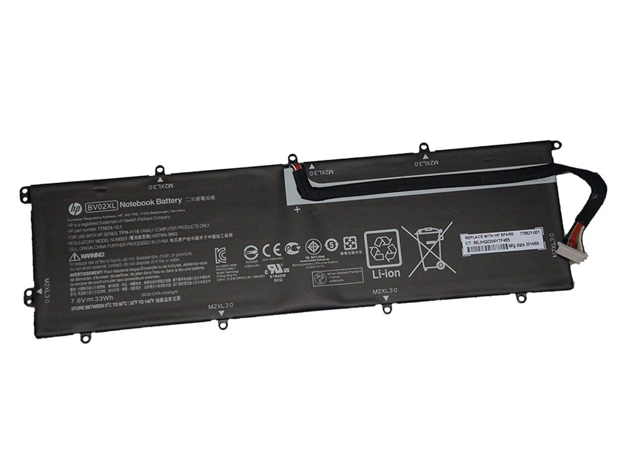 HP Envy 13-j031ng - BV02XL Original Laptop Notebook Battery (1 Yr Warranty)