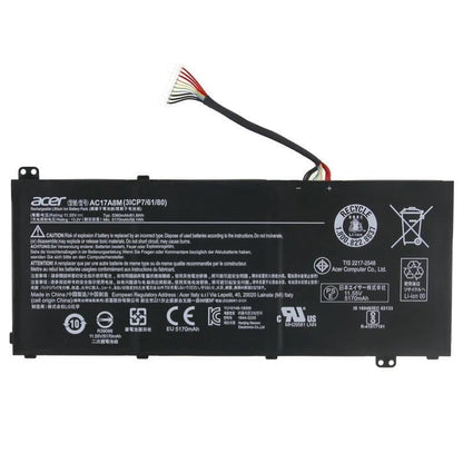 ACER TravelMate X3410-M-543C - AC17A8M Original Laptop Notebook Battery (1 Yr Warranty)