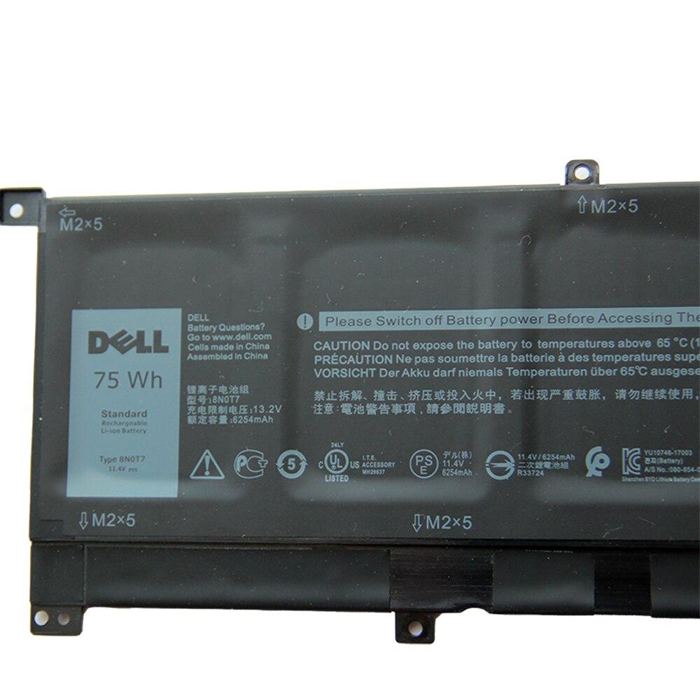 DELL 08N0T7 V5MHM - 8N0T7 Genuine Original Laptop Notebook Battery ( 1 Yr Warranty )