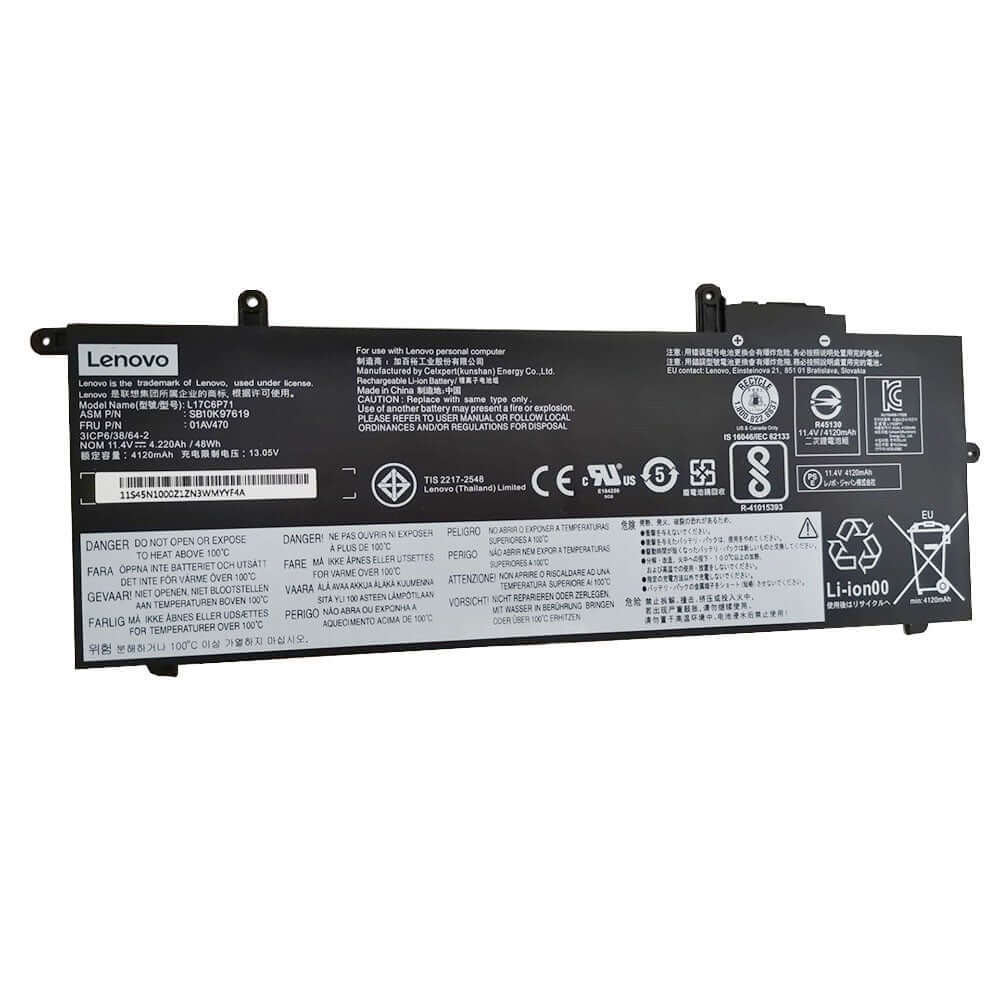 LENOVO ThinkPad X280 20KFA00CCD - L17C6P71 Original Laptop Notebook Battery (1 Yr Warranty)