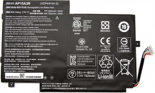 ACER AP15A3R - AP15A3R Original Laptop Notebook Battery (1 Yr Warranty)