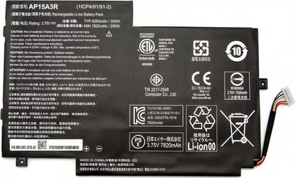 ACER Switch 10 E SW3-013-12S5 - AP15A3R Original Laptop Notebook Battery (1 Yr Warranty)