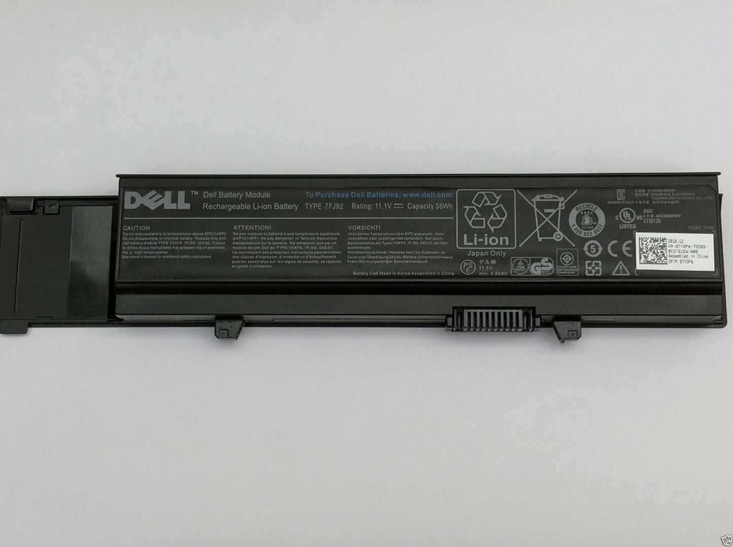 DELL 7FJ92 - 7FJ92 Genuine Original Laptop Notebook Battery (1 Yr Warranty)