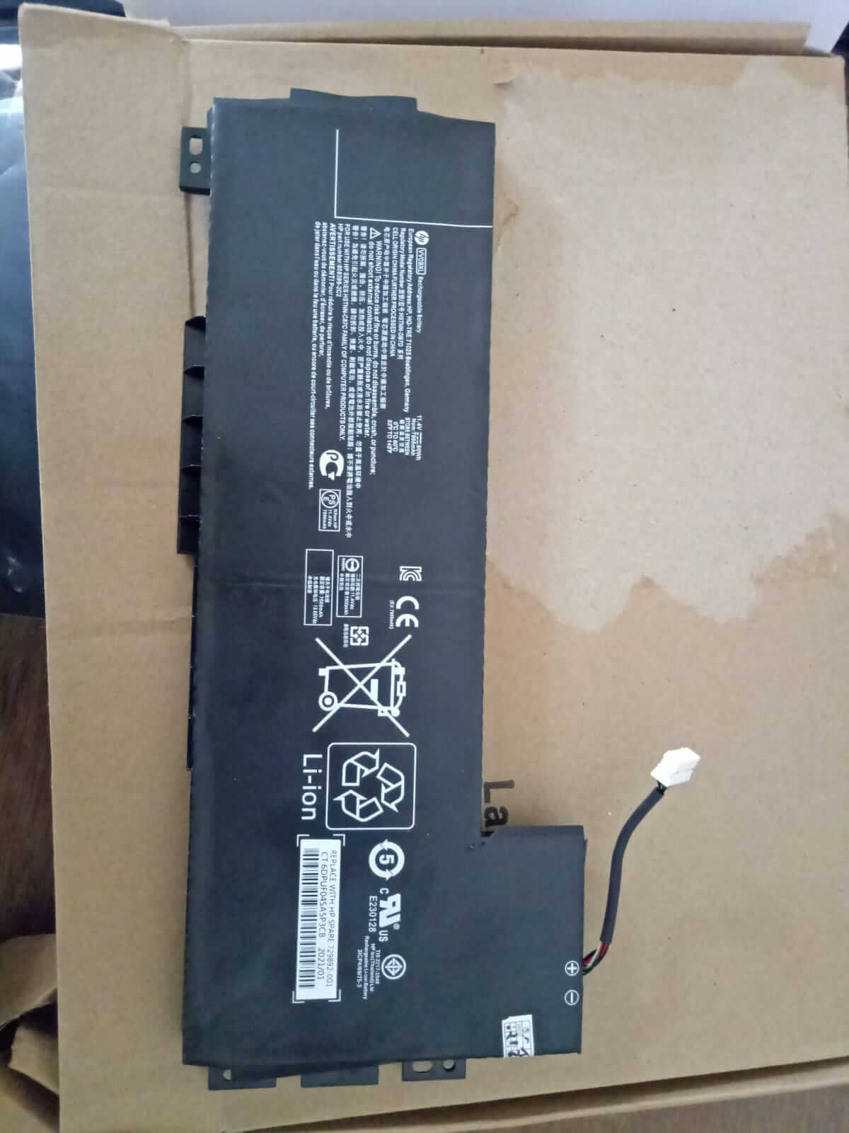 HP ZBook 15 G4 ( Y6K19EA ) - VV09XL Original Laptop Notebook Battery (1 Yr Warranty)