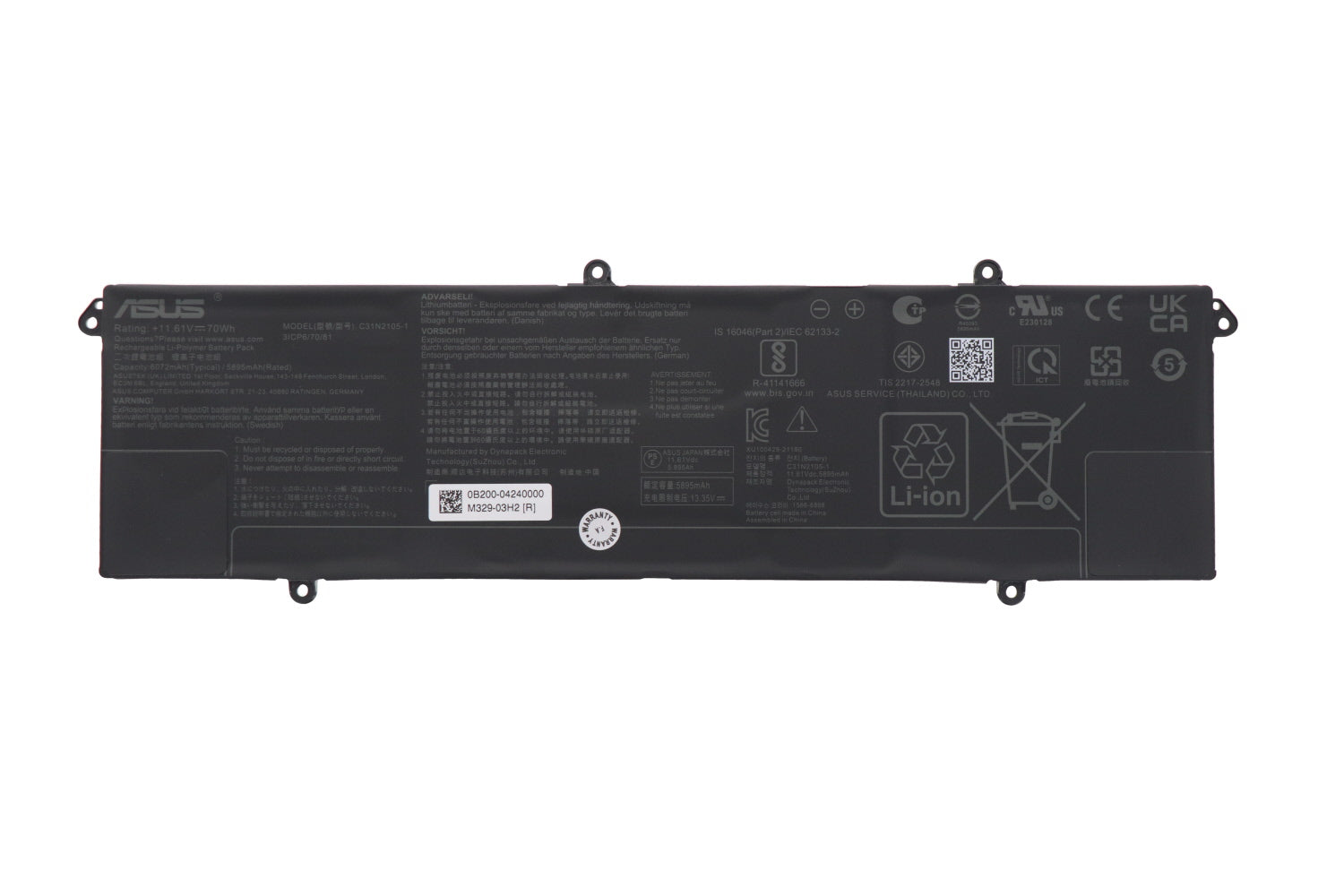 ASUS VIVOBOOK K3402ZA - C31N2105-1 Original Laptop Notebook Battery (1 Yr Warranty)
