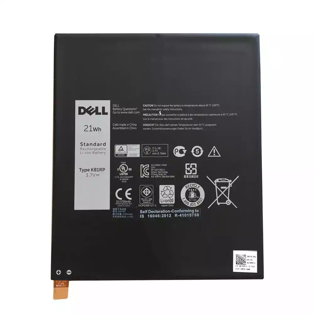 DELL Venue 8 7000 - K81RP Genuine Original Laptop Notebook Battery ( 1 Yr Warranty )