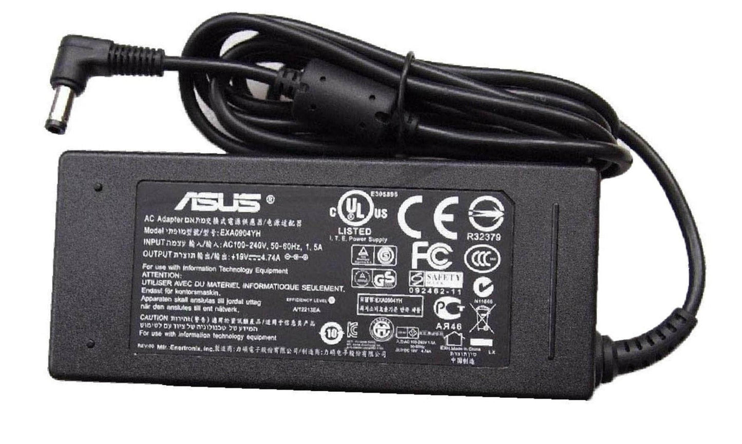 ASUS Laptop Charger 90W 19V 4.74A Original Adapter (5.5 mm x 2.5 mm) (1 Yr Warranty) (Power Cord Included)