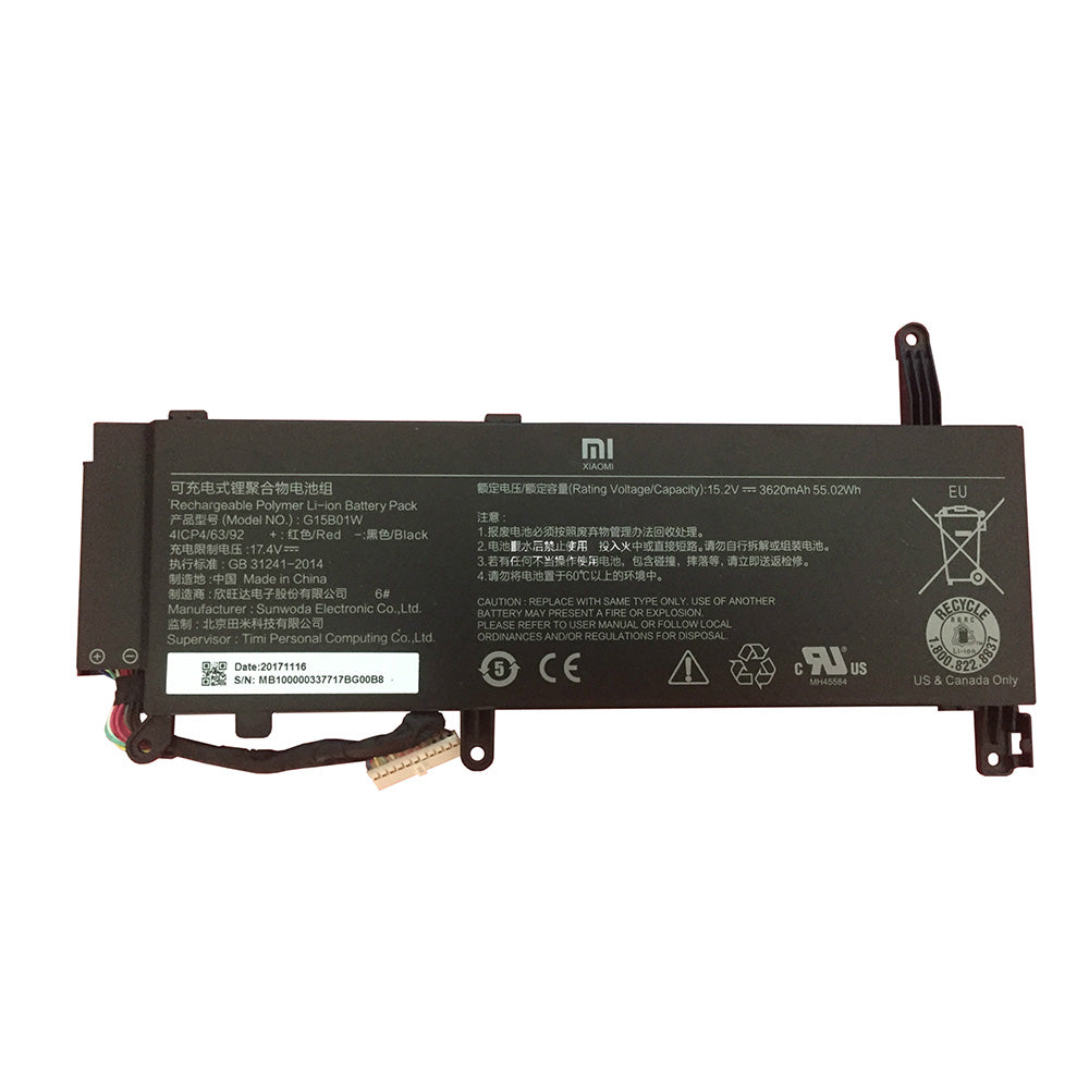 MI G15B01W - G15B01W Genuine Original Laptop Notebook Battery (1 Yr Warranty)