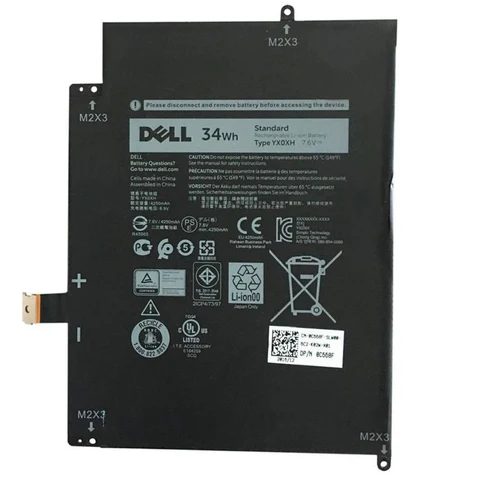 DELL YXOHX WYCVV T02J   - YX0HX Original Laptop Notebook Battery ( 1 Yr Warranty )