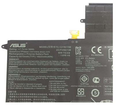 ASUS C21N1706 - C21N1706 Original Laptop Notebook Battery (1 Yr Warranty)