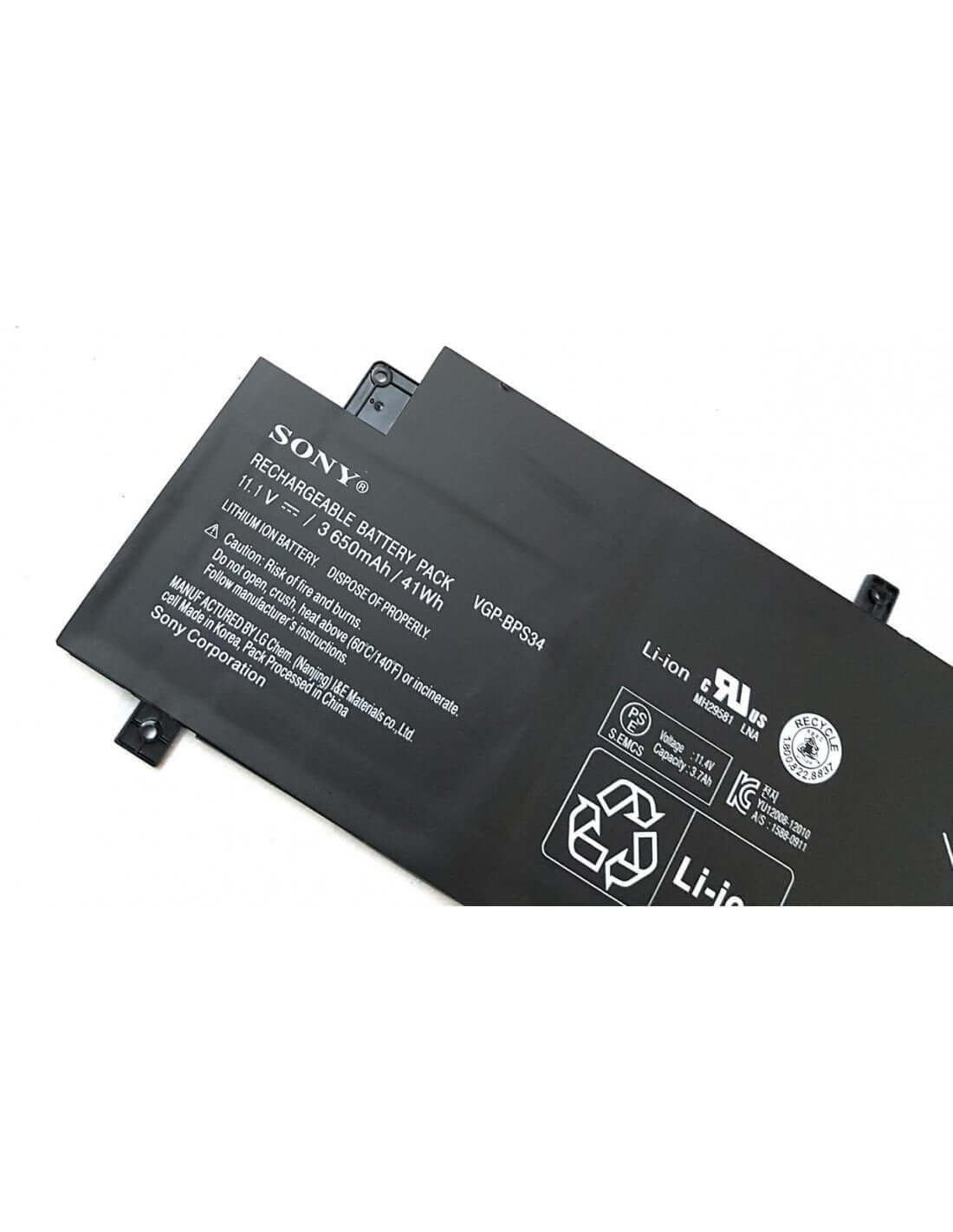 SONY BPS34 - BPS34 Genuine Original Laptop Notebook Battery (1 Yr Warranty)