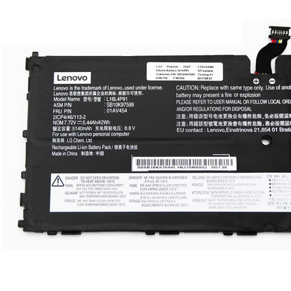 LENOVO ThinkPad X1 Tablet 3RD GEN-20KJ001PMC - L16L4P91 Original Tablet Notebook Battery (1 Yr Warranty)