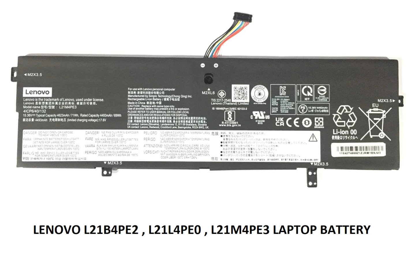 LENOVO L21L4PE0 - L21LP1E0 Original Laptop Notebook Battery (1 Yr Warranty)