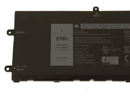 DELL Alienware X17 R1 – DWVRR Genuine Original Laptop Notebook Battery ( 1 Yr Warranty )