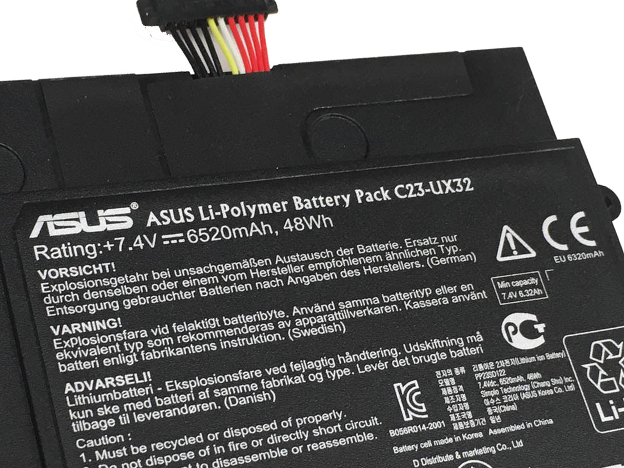 ASUS ZenBook BX32VD - C23-UX32 Original Laptop Notebook Battery (1 Yr Warranty)