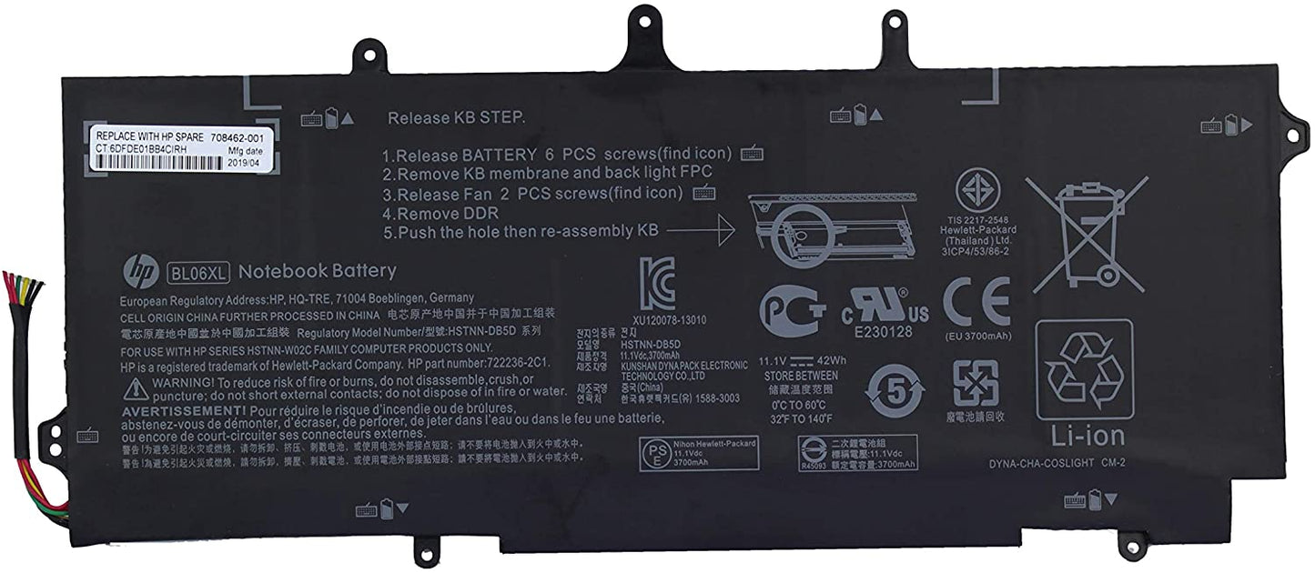 HP EliteBook FOLIO 1040 G2-T4C81US - BL06XL Original Laptop Notebook Battery (1 Yr Warranty)