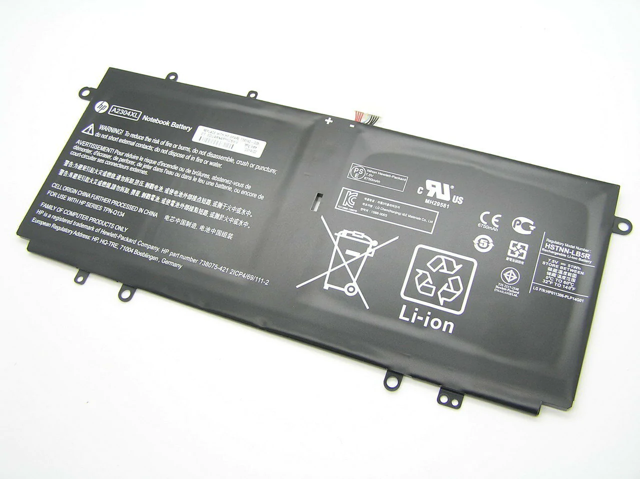 HP ChromeBook 14 G1(H6Q28EA) - A2304XL Original Laptop Notebook Battery (1 Yr Warranty)