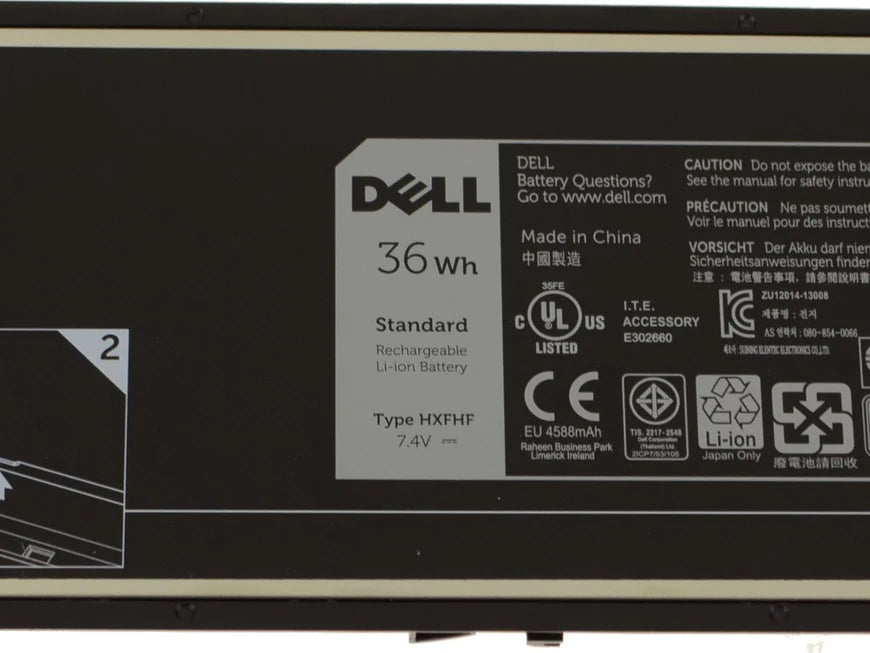 DELL HXFHF - HXFHF Genuine Original Laptop Notebook Battery (1 Yr Warranty)