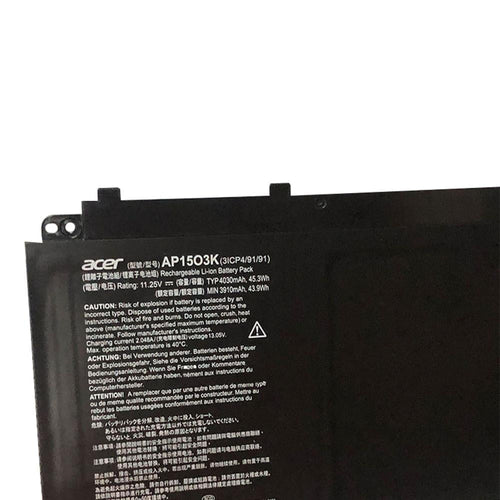 ACER 3ICP4/91/91 - AP1503K Original Laptop Notebook Battery (1 Yr Warranty)