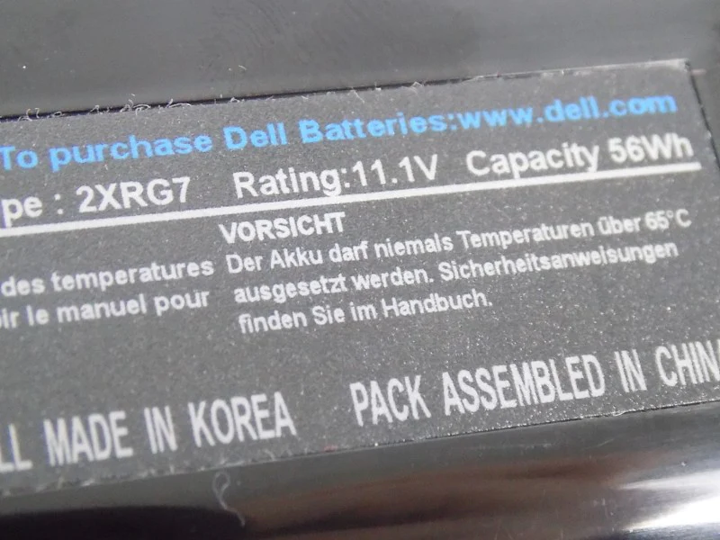 DELL Inspiron 1121 - 2XRG7 Genuine Original Laptop Notebook Battery ( 1 Yr Warranty )