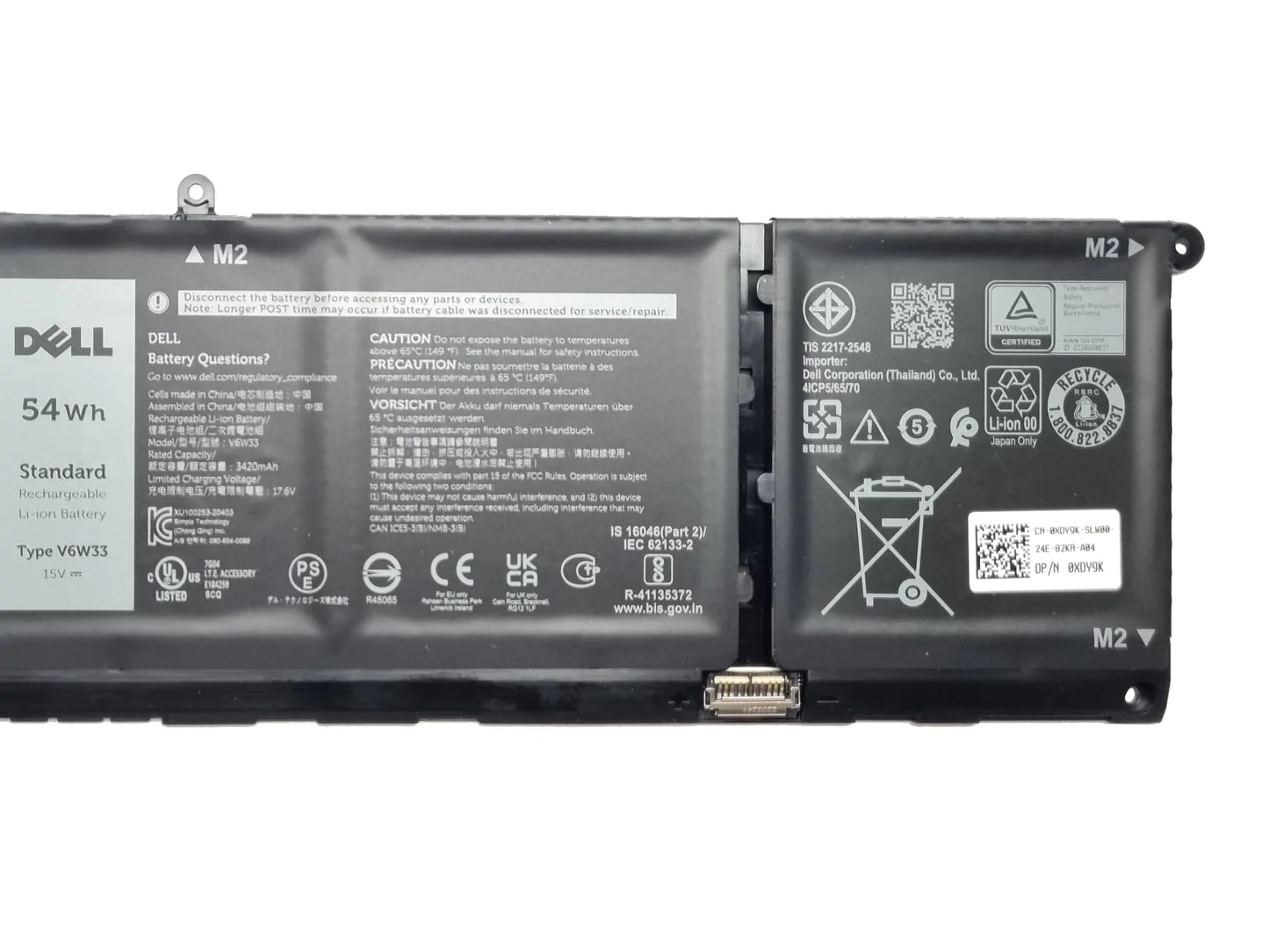 DELL VOSTRO 5415 - V6W33 Original Laptop Notebook Battery (1 Yr Warranty)