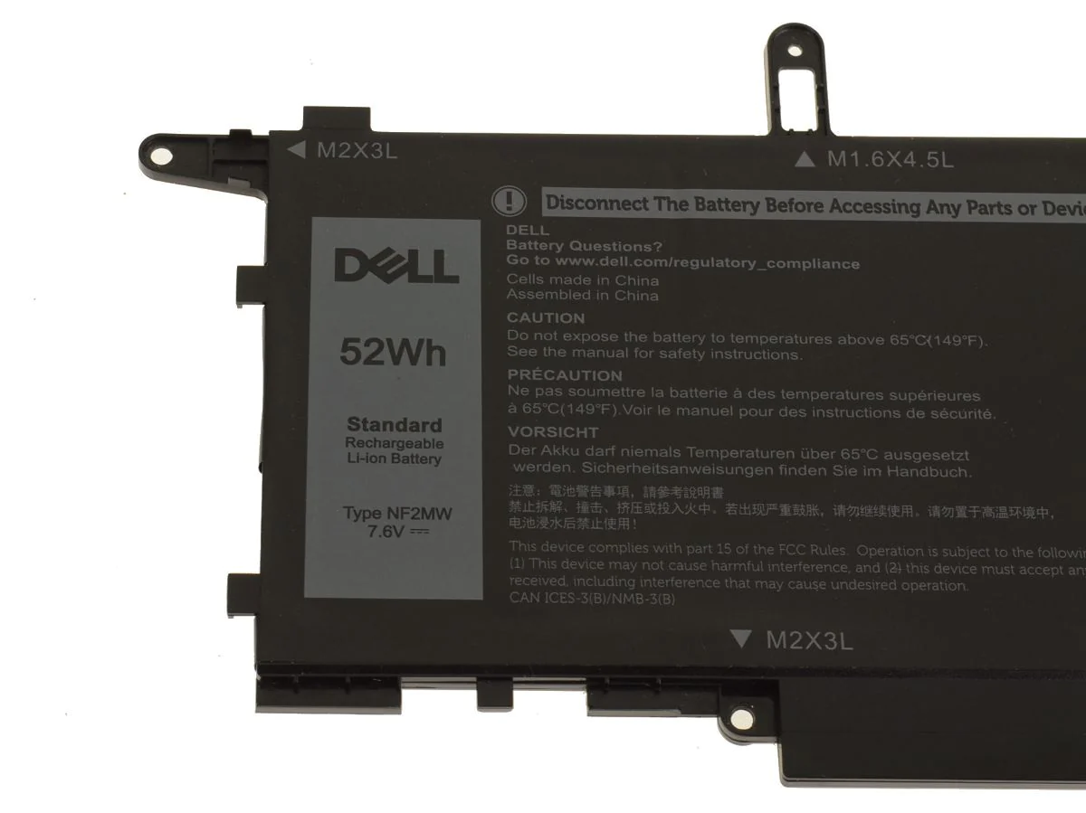 DELL NF2MW - NF2MW Original Laptop Notebook Battery (1 Yr Warranty)